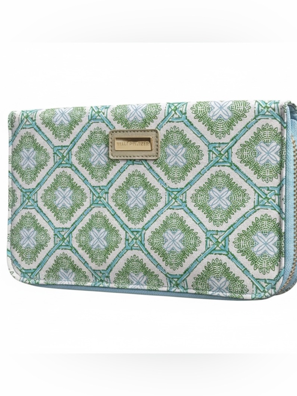 Lilly Pulitzer Travel Wallet for Women, Passport Holder with ID Window,